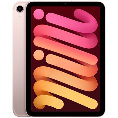 Image of Open Box - Apple iPad mini 8.3   256GB with Wi-Fi & 5G (6th Generation) - Pink