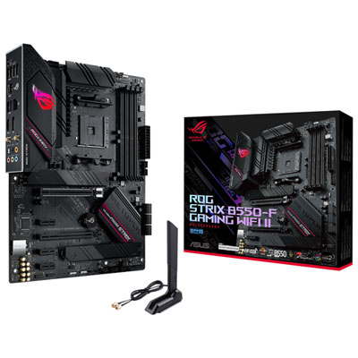Image of ASUS ROG Strix B550-F Gaming Wi-Fi II ATX AM4 DDR Motherboard for AMD Ryzen 3000/5000 Series CPUs