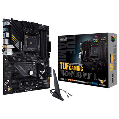 Image of ASUS TUF Gaming B550-Plus Wi-Fi II ATX AM4 DDR4 Motherboard for AMD Ryzen 3000/5000 Series CPUs