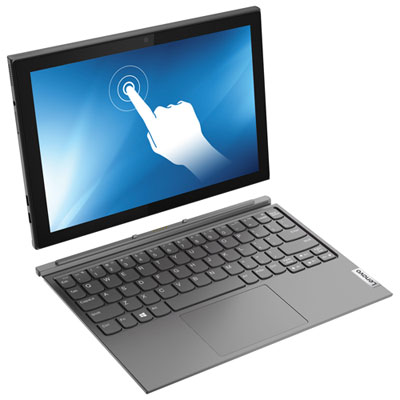 "Lenovo IdeaPad Duet 3i 10.3"" Touchscreen 2-in-1 Laptop - Intel Celeron - 4GB RAM - 64GB eMMC - Windows 11S - Graphite Grey - Includes 1 Year of Microsoft 365"
