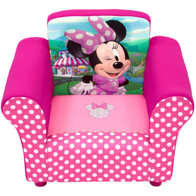Image of Delta Children Upholstered Kids Chair - Minnie Mouse