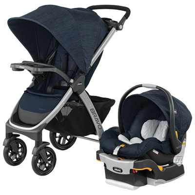 Image of Chicco Bravo Trio 3-in-1 Travel System - Brooklyn