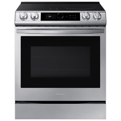 Samsung 30" 6.3 Cu. Ft. Slide-In Induction Range (NE63T8911SS) -Stainless -Open Box -Perfect Condition