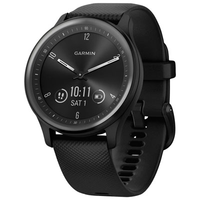 Image of Garmin vivomove Sport 40mm Smartwatch with Heart Rate Monitor - Black