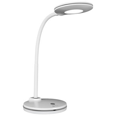 OttLite Study LED Desk Lamp - Grey 