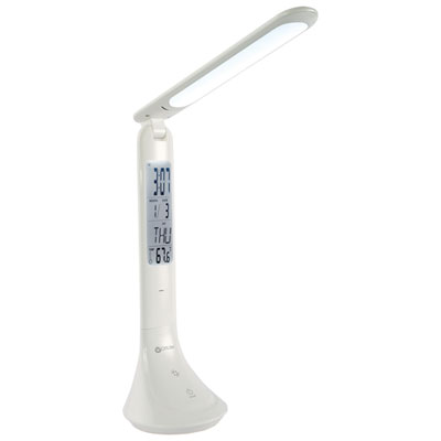 OttLite Travel Rechargeable LED Desk Lamp - White - Only at Best Buy Great stitching travel lamp