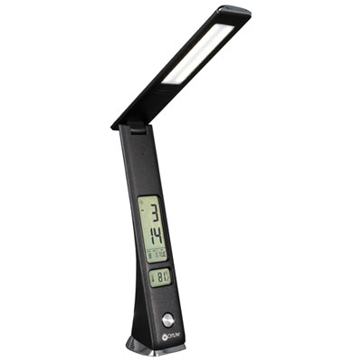 OttLite Rise LED Desk Lamp with Digital Display - Black - Only at Best Buy