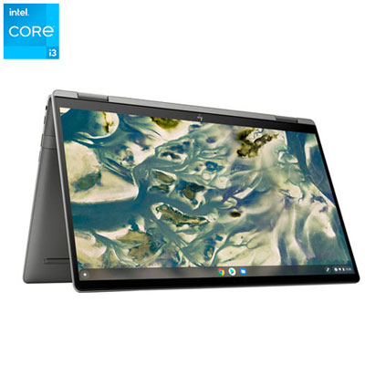 Image of Open Box - HP 14   Touchscreen 2-in-1 Chromebook - Silver (Intel Core i3-1115G4/128GB SSD/8GB RAM)