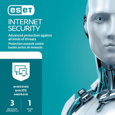 Image of ESET Internet Security (PC/Mac) - 3 Devices - 1 Year - Digital Download