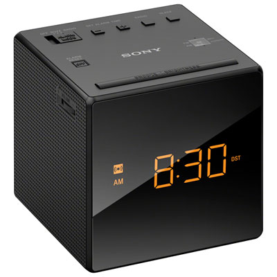 Image of Sony Alarm Clock Radio (ICFC1/BUC) - Black
