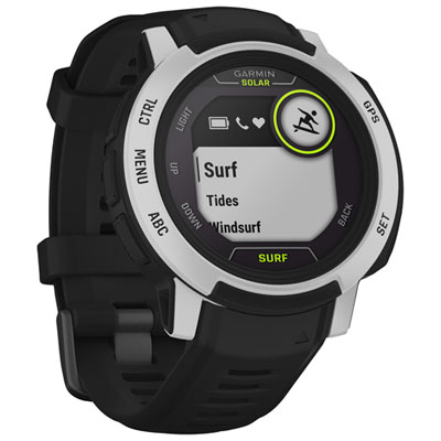 Image of Garmin Instinct 2 Solar Surf Edition 45mm GPS Watch with Heart Rate Monitor - Bells Beach
