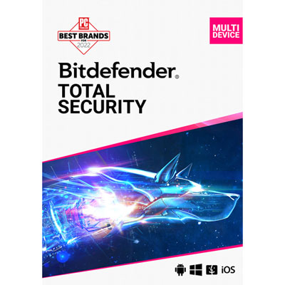 Image of Bitdefender Total Security (PC/Mac/iOS/Android) - 10 User - 1 Year - Digital Download