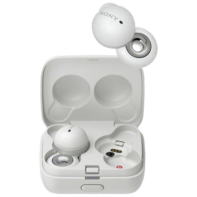 Sony LinkBuds Open-Ear True Wireless Earbuds - White | Best Buy Canada