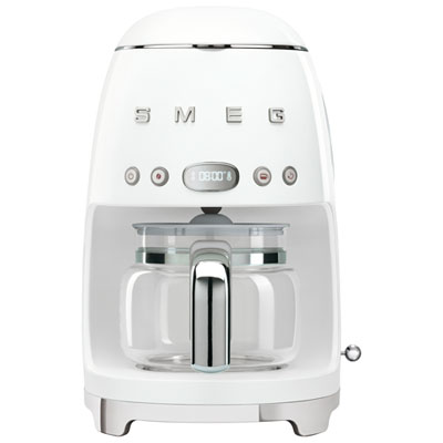Image of Smeg 10-Cup Drip Coffee Maker - White