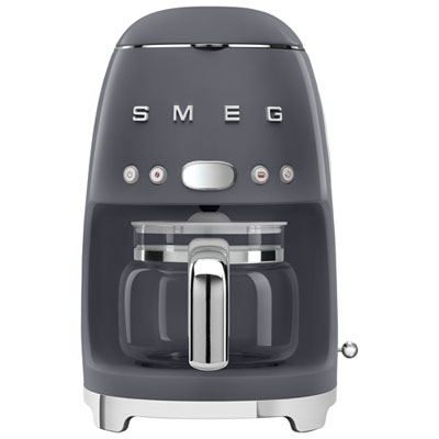 Image of Smeg 10-Cup Drip Coffee Maker - Slate Grey
