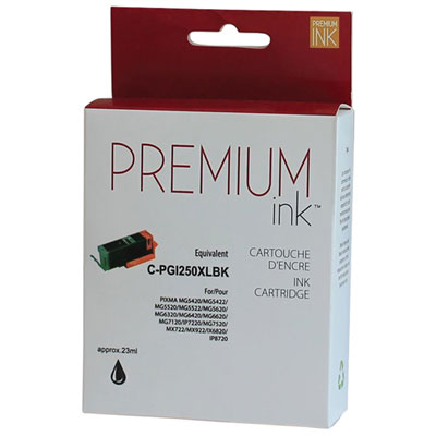 Image of Premium Ink Black Ink Cartridge Compatible with Canon (PGI250XL)