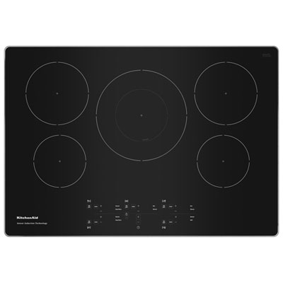Image of KitchenAid 30   5-Element Induction Cooktop (KCIG550JSS) - Stainless Steel