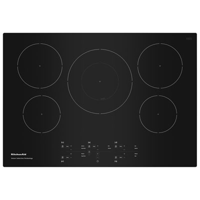 Image of KitchenAid 30   5-Element Induction Cooktop (KCIG550JBL) - Black