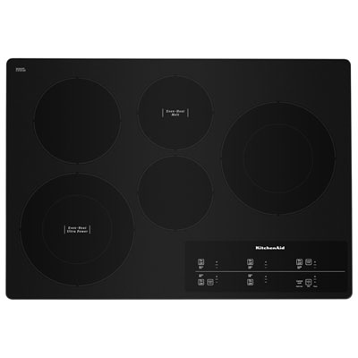 Image of KitchenAid 30   5-Element Electric Cooktop (KCES950KSS) - Stainless Steel