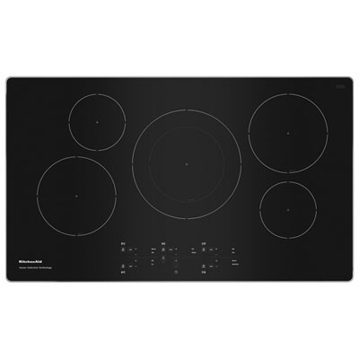 Image of KitchenAid 36   5-Element Induction Cooktop (KCIG556JSS) - Stainless Steel