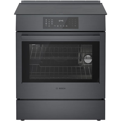 Bosch 30" 4.6 Cu. Ft. True Convection Slide-In Induction Range (HII8047C) - Black Stainless The only annoyance I have with this range is that the front oven controls seem too sensitive: I find that when I'm frying using the back stove induction coils and brush up against the oven controls, they accuate, causing me to have to deactivate whatever function I've accidentally "pressed