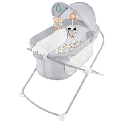 Image of Fisher Price Soothing View Projection Bassinet - Fawning Leaves