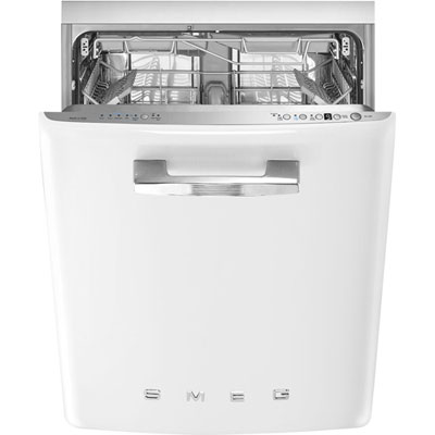 Image of Smeg 24   47dB Built-In Dishwasher with Third Rack (STU2FABWH2) - White