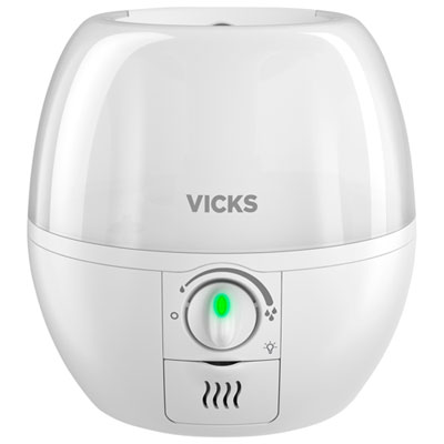 Image of Vicks Sleepytime 3-In-1 Ultrasonic Cool Mist Humidifier - White