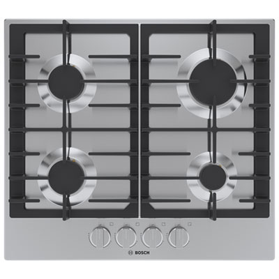 Image of Bosch 24   4-Burner Gas Cooktop (NGM5458UC) - Stainless Steel