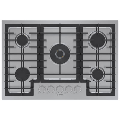 Image of Bosch 30   5-Burner Gas Cooktop (NGM8058UC) - Stainless Steel