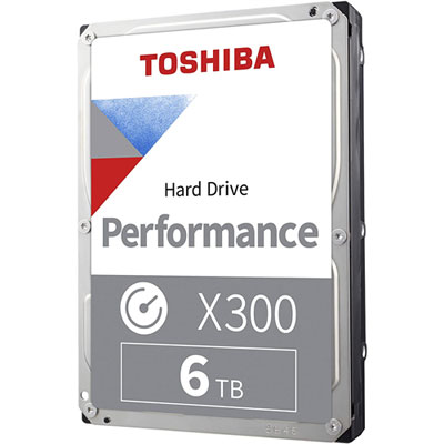 Image of Toshiba Performance Internal Hard Drive 6TB 7200RPM SATA Internal Hard Drive (HDWR460XZSTA)