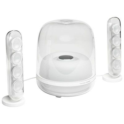Image of Harman Kardon SoundSticks 4 Bluetooth Wireless Speaker System - White