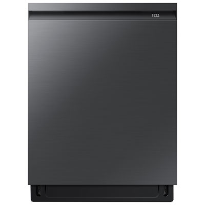 Image of Samsung 24   44dB Built-In Dishwasher with Third Rack (DW80B6060UG/AC) - Black Stainless