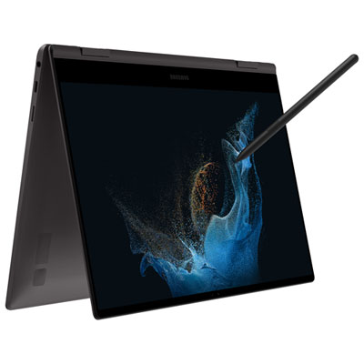 "Samsung Galaxy Book2 Pro 360 15.6"" Touchscreen 2-in-1 Laptop - Intel Core i7-1260P - 16GB LPDDR5 - 512GB SSD - Windows 11 - Graphite"
