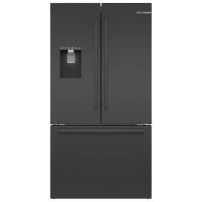 Bosch 36" 26 Cu. Ft. French Door Refrigerator with Water & Ice Dispenser (B36FD50SNB) - Black Stainless Best fridge ever!