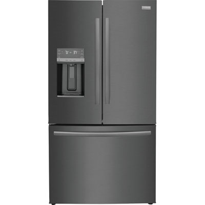 Frigidaire Gallery 36" French Door Refrigerator w/ Water Dispenser (GRFC2353AD) -Black Stainless Steel Cold with ice maker