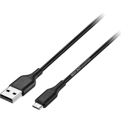 Best Buy Essentials 2.7m (8.9 ft.) Micro USB/USB-A Cable (BE-MMA922K-C) Replacement USB cables