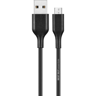 Best Buy Essentials 0.9m (3 ft.) Micro USB/USB-A (BE-MMA322K-C)