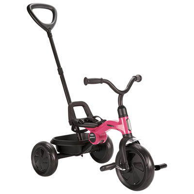 Image of Joovy Tricycoo 9   Kids Push/Pedal Tricycle - Pink Crush