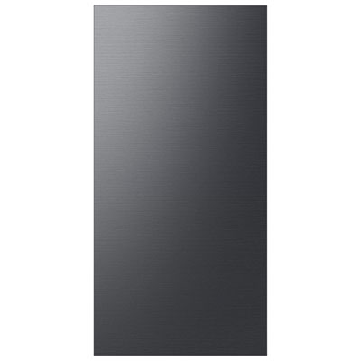 Samsung Panel for BESPOKE 4-Door French Refrigerator - Top Panel - Matte Black Glass Bespoke 4-Door French Door