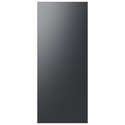 Samsung Panel for BESPOKE 3-Door French Refrigerator - Top Panel - Matte Black Steel Samsung Fridge Door