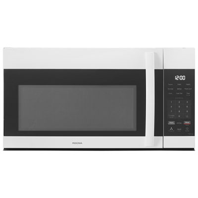 Image of Insignia Over-The-Range Microwave - 1.7 Cu. Ft. - White - Only at Best Buy