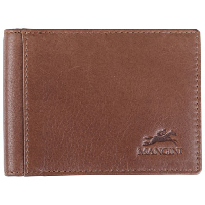 Mancini Bellagio RFID Genuine Leather Money Clip Wallet with ID Window