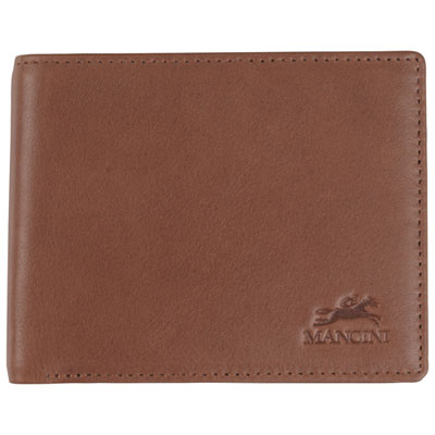 Image of Mancini Bellagio RFID Genuine Leather Bi-fold Wallet with Coin Purse - Brown