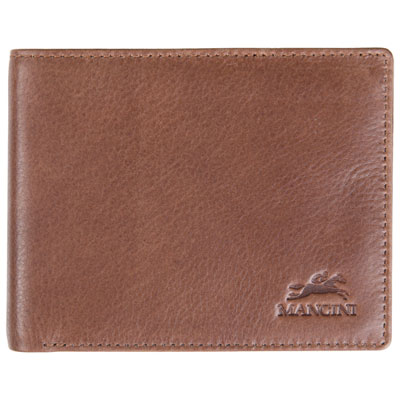 Image of Mancini Bellagio RFID Genuine Leather Bi-fold Wallet - Brown