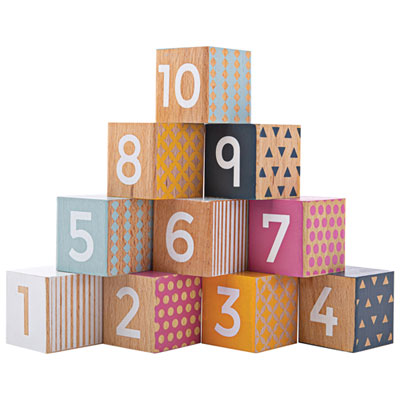 Image of Bigjigs Wooden Number Blocks