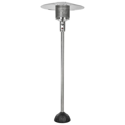 Image of Paramount Freestanding Natural Gas Patio Heater - 45,000 BTU - Silver