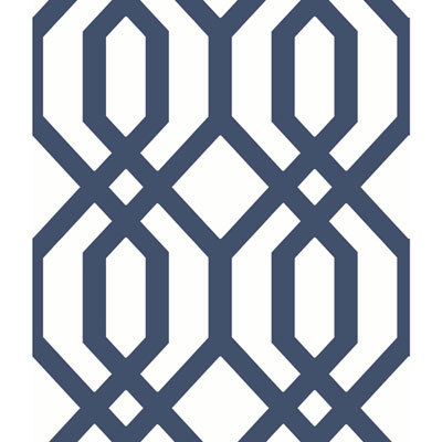 RoomMates Gazebo Lattice Peel & Stick Wallpaper - Blue