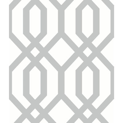 RoomMates Gazebo Lattice Peel & Stick Wallpaper - Grey I really love this print ,perfect for an accent wall