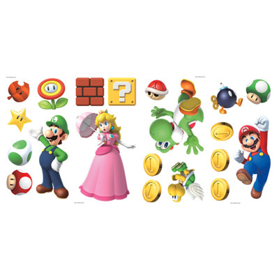 Image of RoomMates Super Mario Brothers Wall Decals